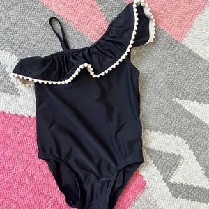 Old Navy girls one shoulder bathing suit